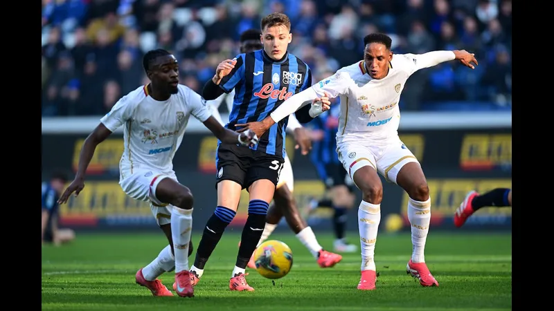 Trận đấu bóng đá giữa Atalanta và Cagliari
